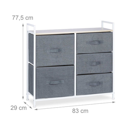 Shelf system different versions gray