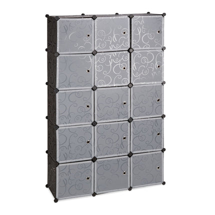 Shelf system wardrobe 11 compartments