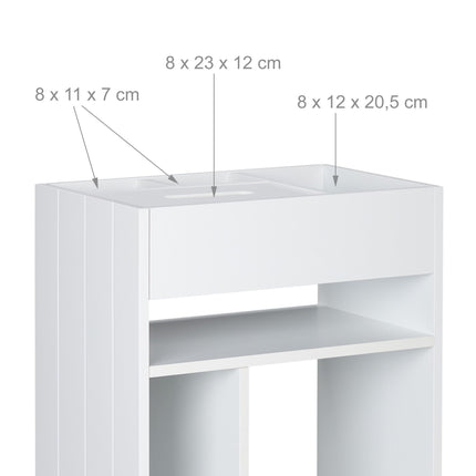 Shelf trolley for office, bathroom & kitchen