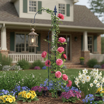 Shepherd's Crook Trellis for Climbing Plants