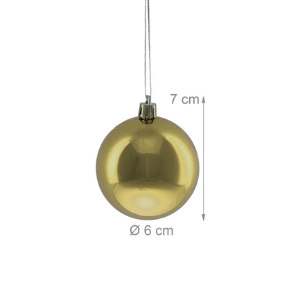 Shiny Christmas Baubles Set, 100 Pieces