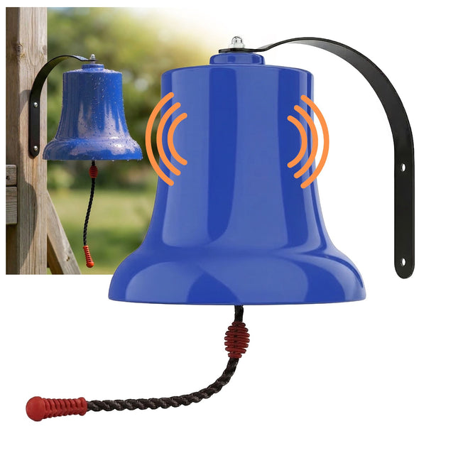 Ship's Bell For Kids Playhouses, Rope Pull, Weatherproof