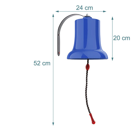 Ship's Bell For Kids Playhouses, Rope Pull, Weatherproof