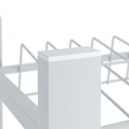 Shoe Bench with Cushion, Metal Frame, 2-Tier Rack