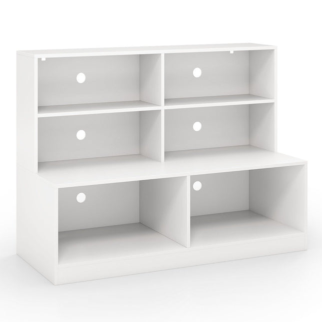 Schoenenkast met 6 compartimenten, 2-in-1 bank en plank
