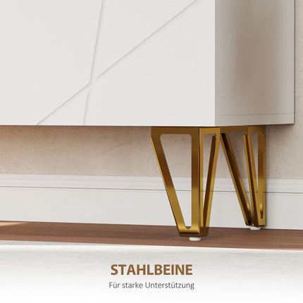 Shoe Cabinet with Adjustable Shelves, White, 72 x 31.5 x 95 cm