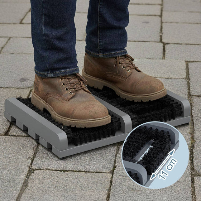 Shoe Cleaner with Sturdy Bristles and Non-Slip Base