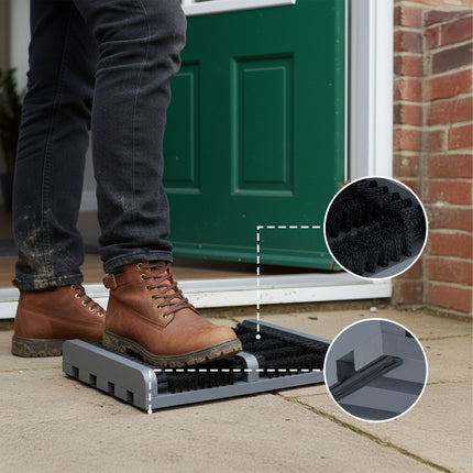 Shoe Cleaner with Sturdy Bristles and Non-Slip Base