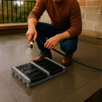 Shoe Cleaner with Sturdy Bristles and Non-Slip Base