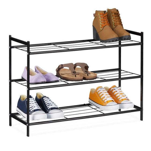 Schoenenrek met 3 niveaus