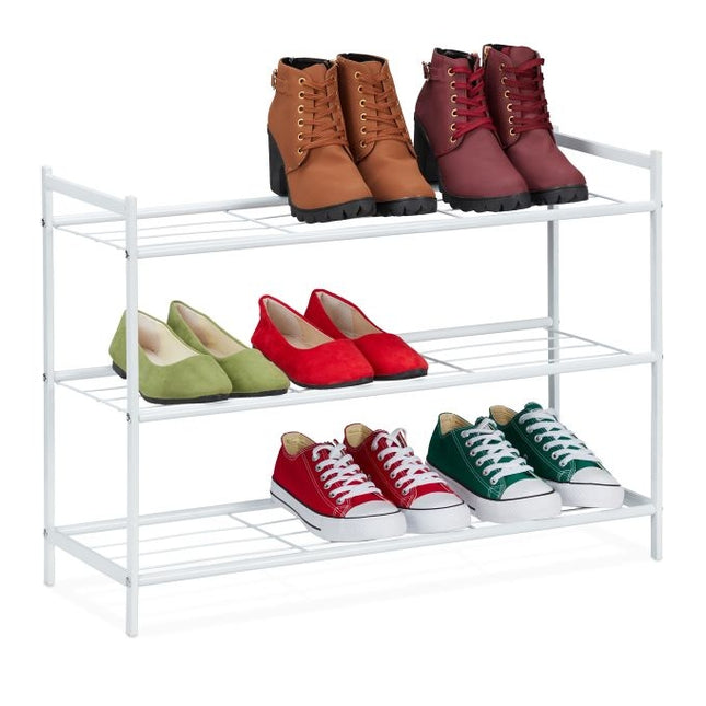 Schoenenrek met 3 niveaus