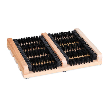 Shoe Scraper with Brushes and Anti-Slip Base