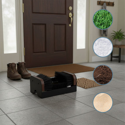Shoe Scraper with Sturdy Bristles for Easy Cleaning