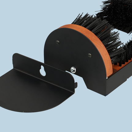 Shoe Scraper with Surround Brushes – Outdoor Boot Cleaner