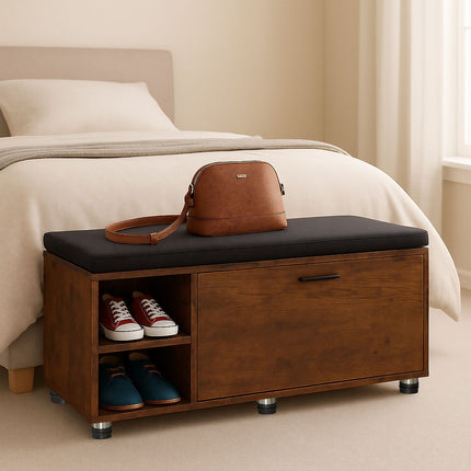 Shoe Storage Bench & Hallway Cabinet Set