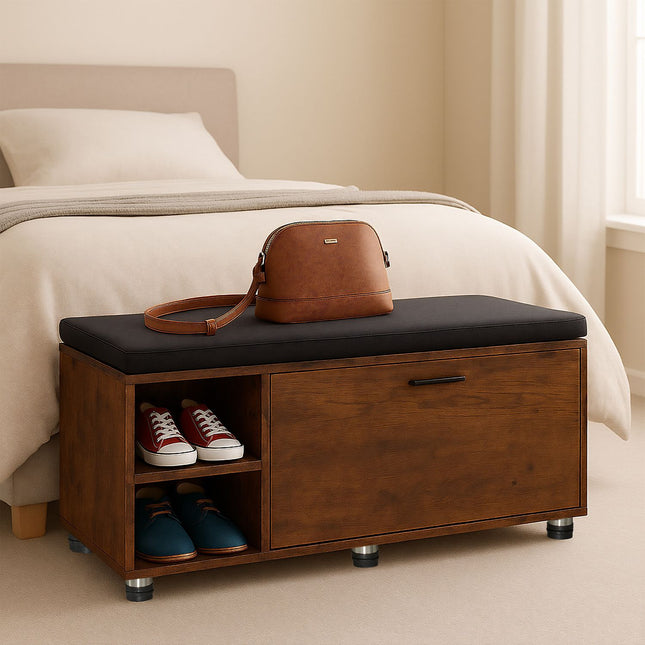 Shoe Storage Bench & Hallway Cabinet Set