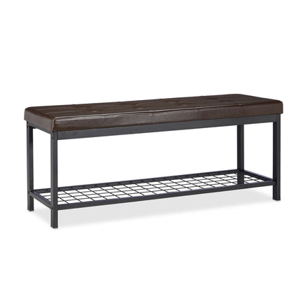 Shoe bench XXL with cushion