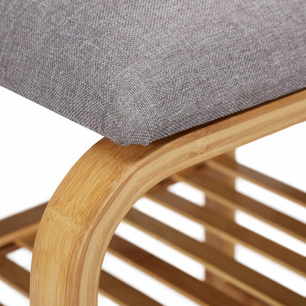 Shoe bench with space for 3-6 pairs of shoes