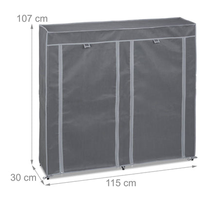 Shoe cabinet in fabric 12 compartments