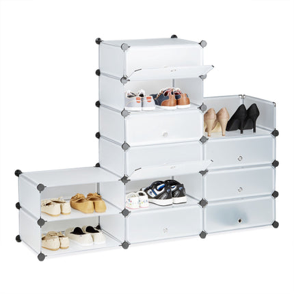 Shoe cabinet with 12 compartments