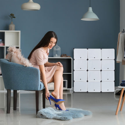 Shoe cabinet with 24 compartments