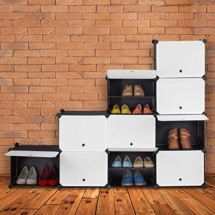 Shoe cabinet with 24 compartments