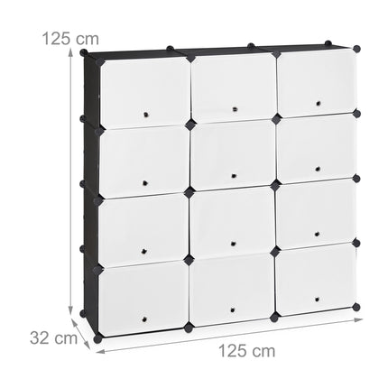 Shoe cabinet with 24 compartments