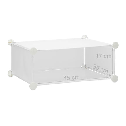 Shoe cabinet with 6 compartments