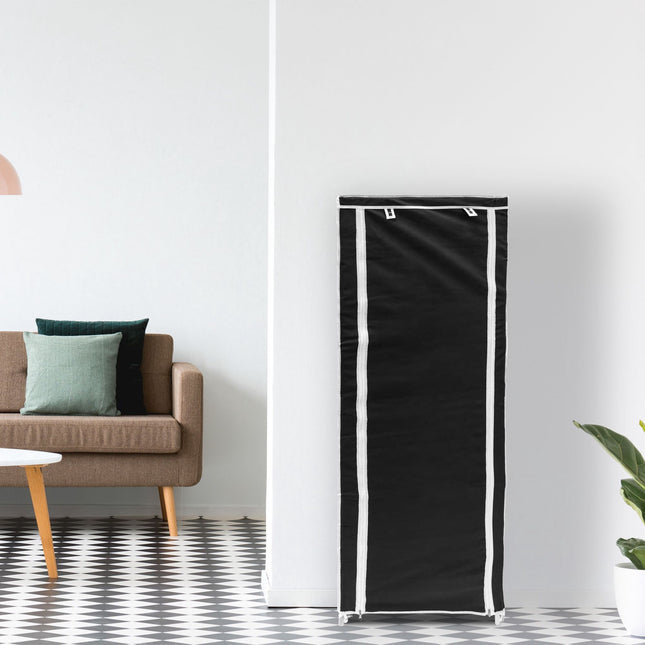 Schoenenkast met stoffen bekleding 9 planken