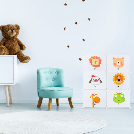 Shoe rack for children to plug in