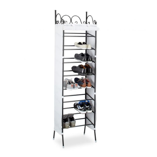 Shoe shelf COUNTRY in metal for 40 shoes