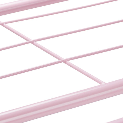 Shoe shelf in pink