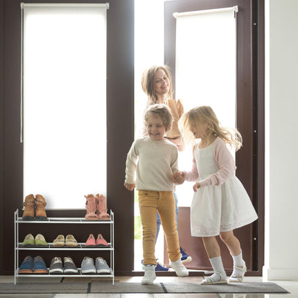 Shoe shelf stackable 3 shelves