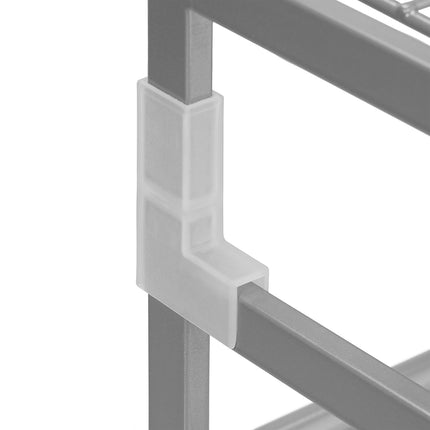 Shoe shelf stackable 3 shelves