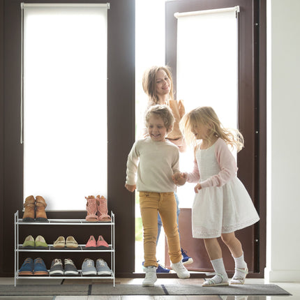 Shoe shelf stackable 3 shelves