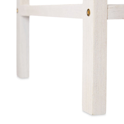 Shoe shelf stackable white