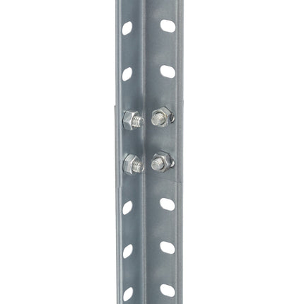 Shoe shelf white, in metal