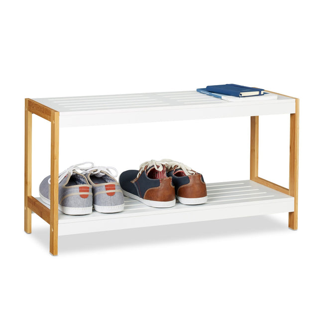 Shoe shelf white nature