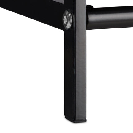 Shoe shelf with 2 levels