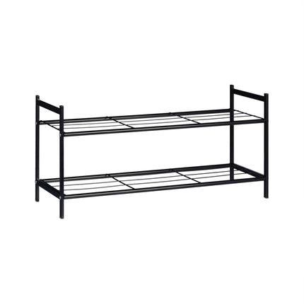 Shoe shelf with 2 levels