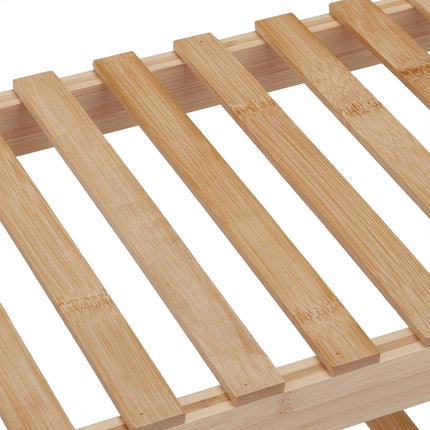 Shoe shelf with 2 levels