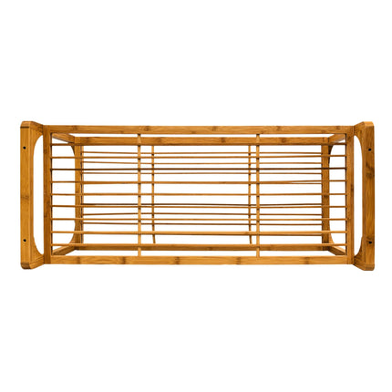Shoe shelf with 2 shelves