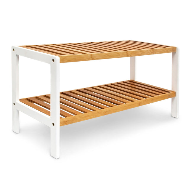 Shoe shelf with 2 shelves