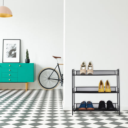 Shoe shelf with 3 shelves