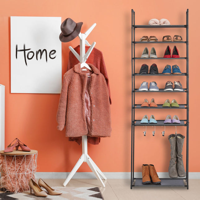 Shoe shelf with 8 shelves