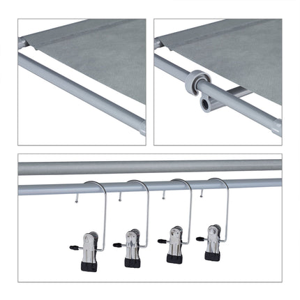 Shoe shelf with boot compartment