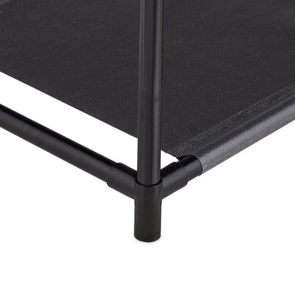 Shoe shelf with boot compartment