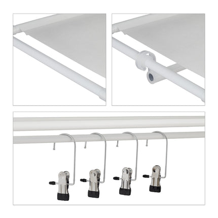 Shoe shelf with boot compartment