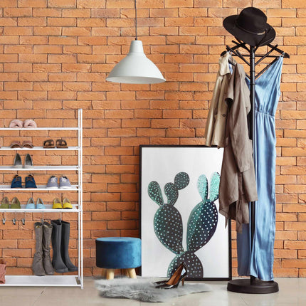 Shoe shelf with boot compartment