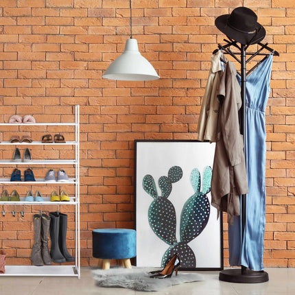Shoe shelf with boot compartment